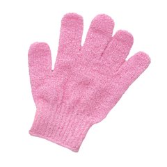 Мочалка рукавиця "Рожева" (5 пальців)