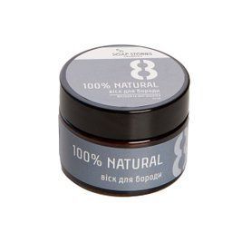 №8 GREY  Віск для бороди 100% NATURAL