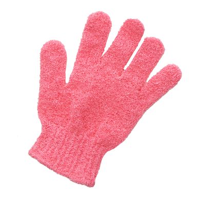 Мочалка рукавиця "Малинова" (5 пальців)