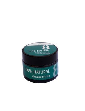 №8 GREEN Віск для бороди 100% NATURAL
